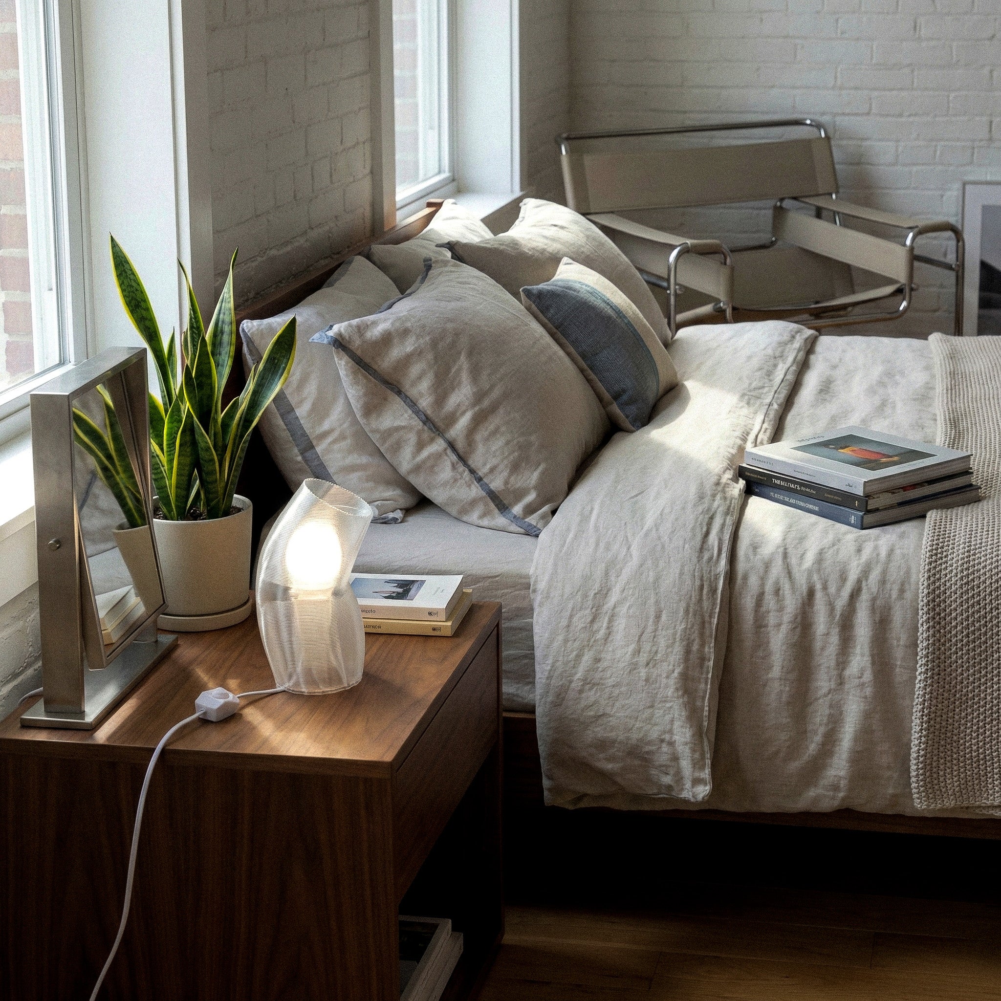 Blob lamp in a living space