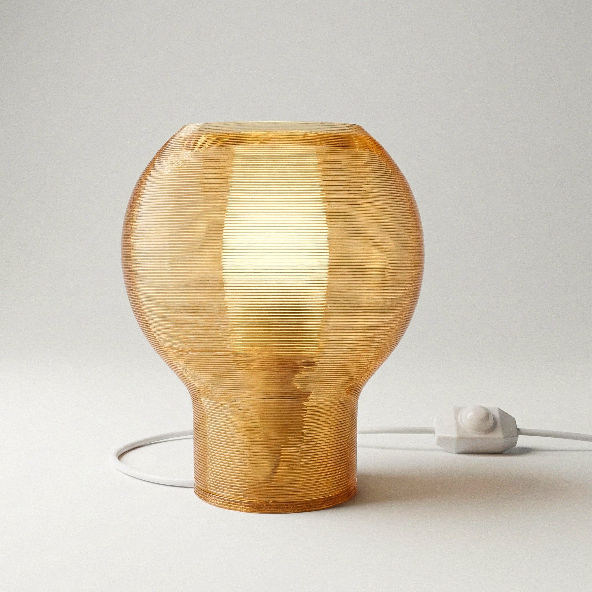 Blob lamp, amber