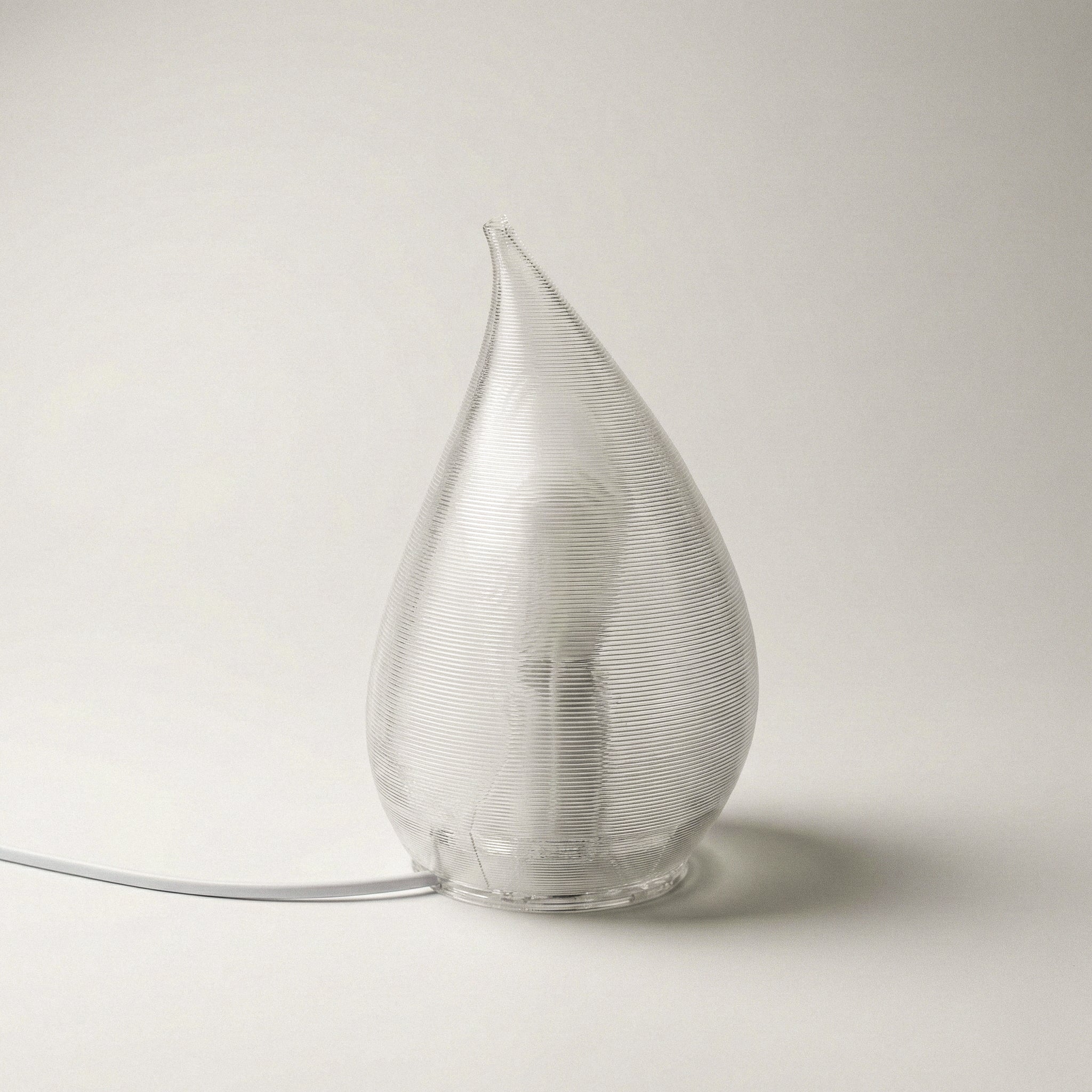 Clear Blob lamp, alternate angle