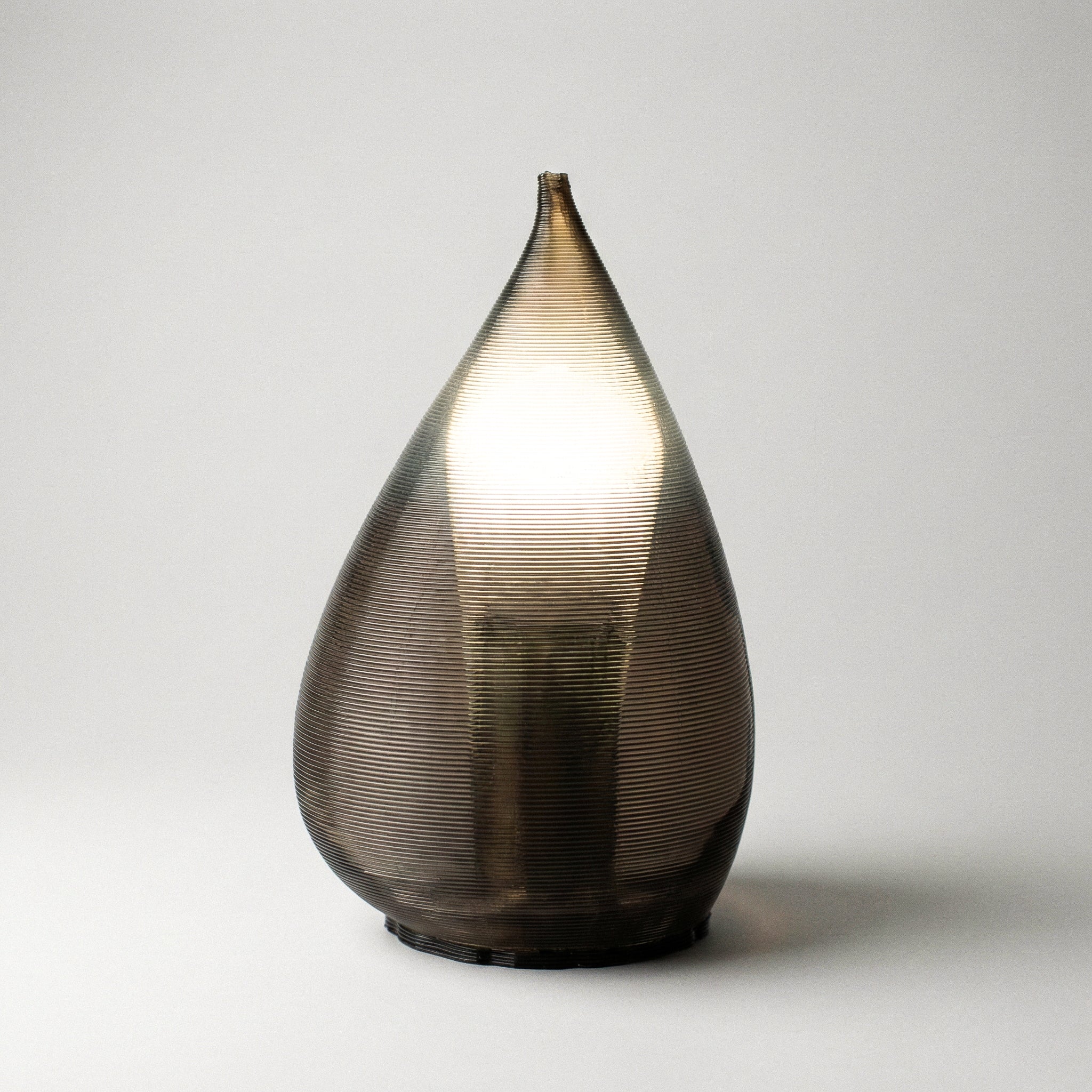 Grey Blob lamp, alternate angle